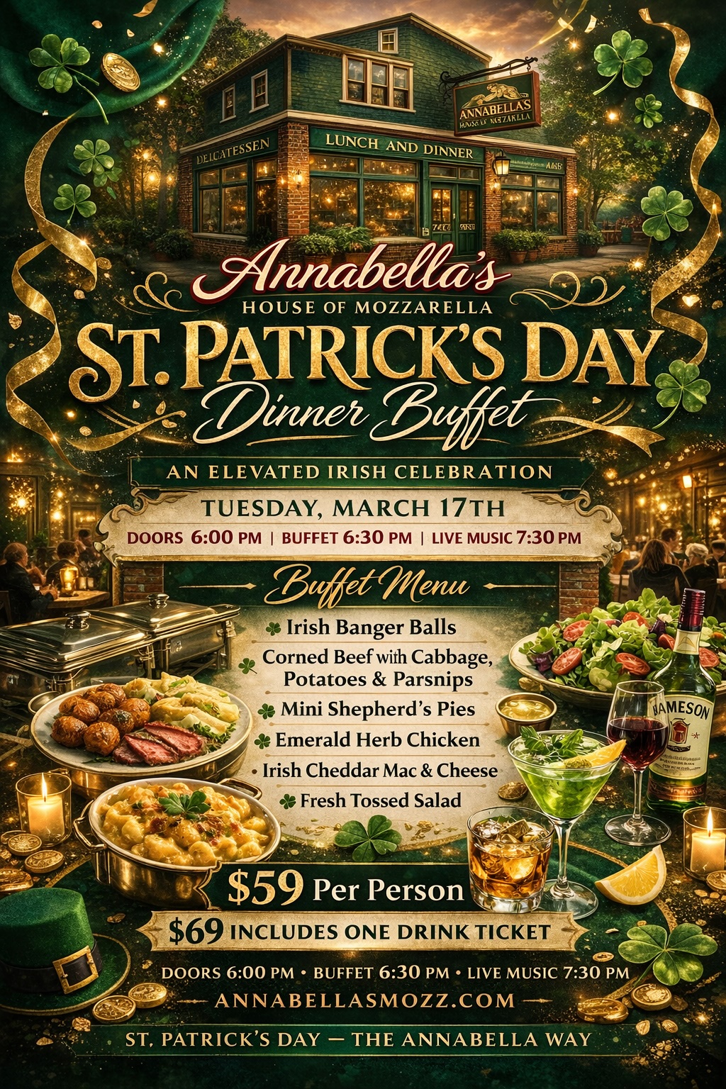 St Patrick's Day Buffet
